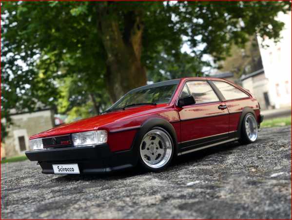 1:18 VW Scirocco MK2 GTi - Rot Edition + RSL Style inkl. OVP